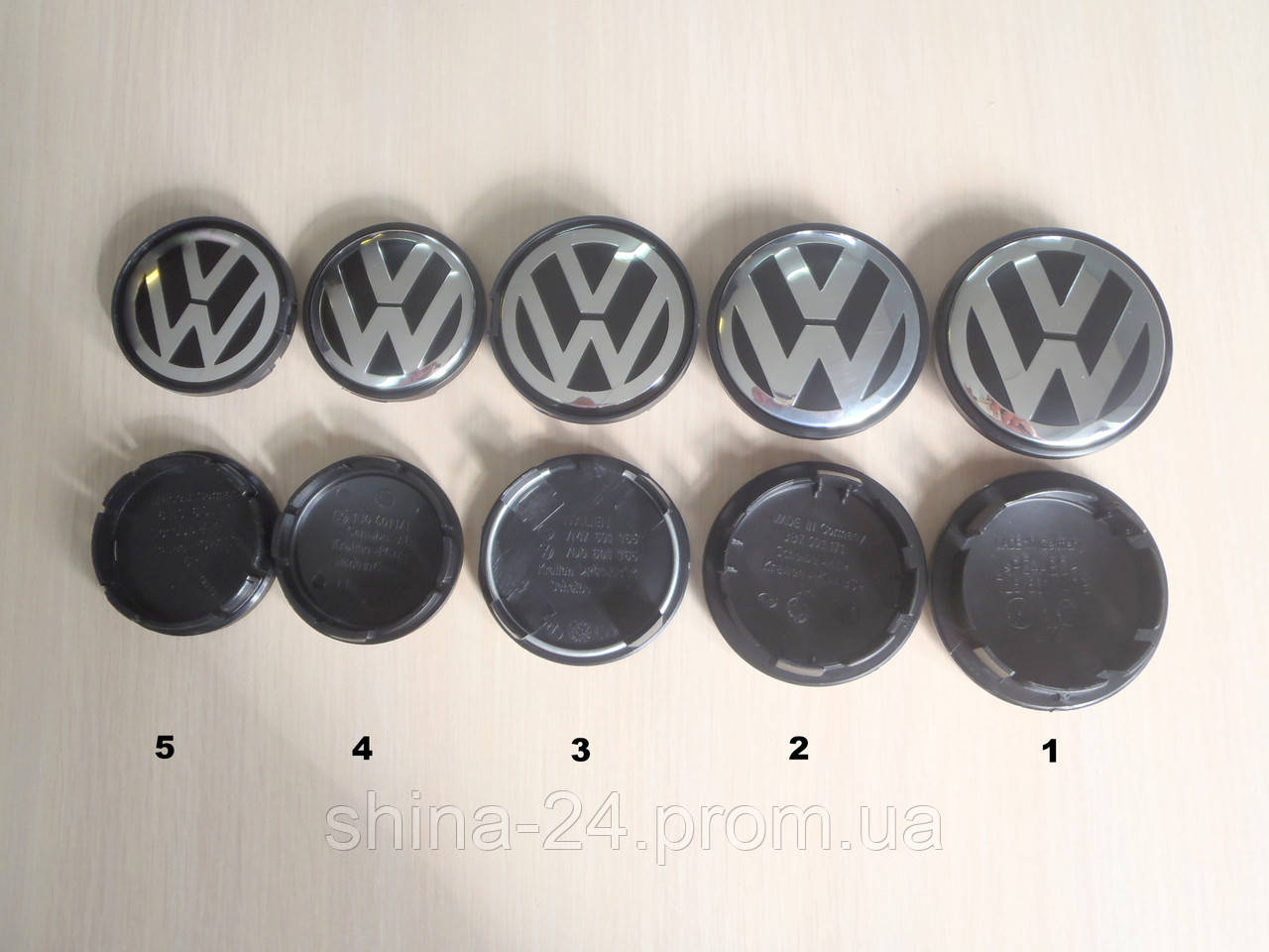 Колпачки заглушки на диски Volkswagen/Фолцваген Caddy.Golf,Polo,Passat