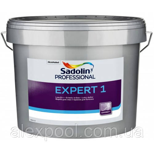 

Краска Sadolin EXPERT 1 - краска для потолка, белый BW, 10 л.