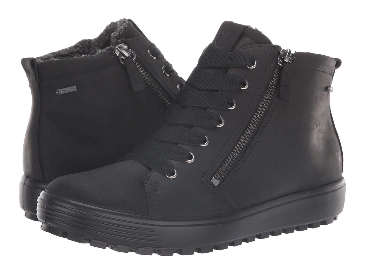 

Кроссовки/Кеды (Оригинал) ECCO Soft 7 Tred GORE-TEX® High Black Cow Oil Nubuck