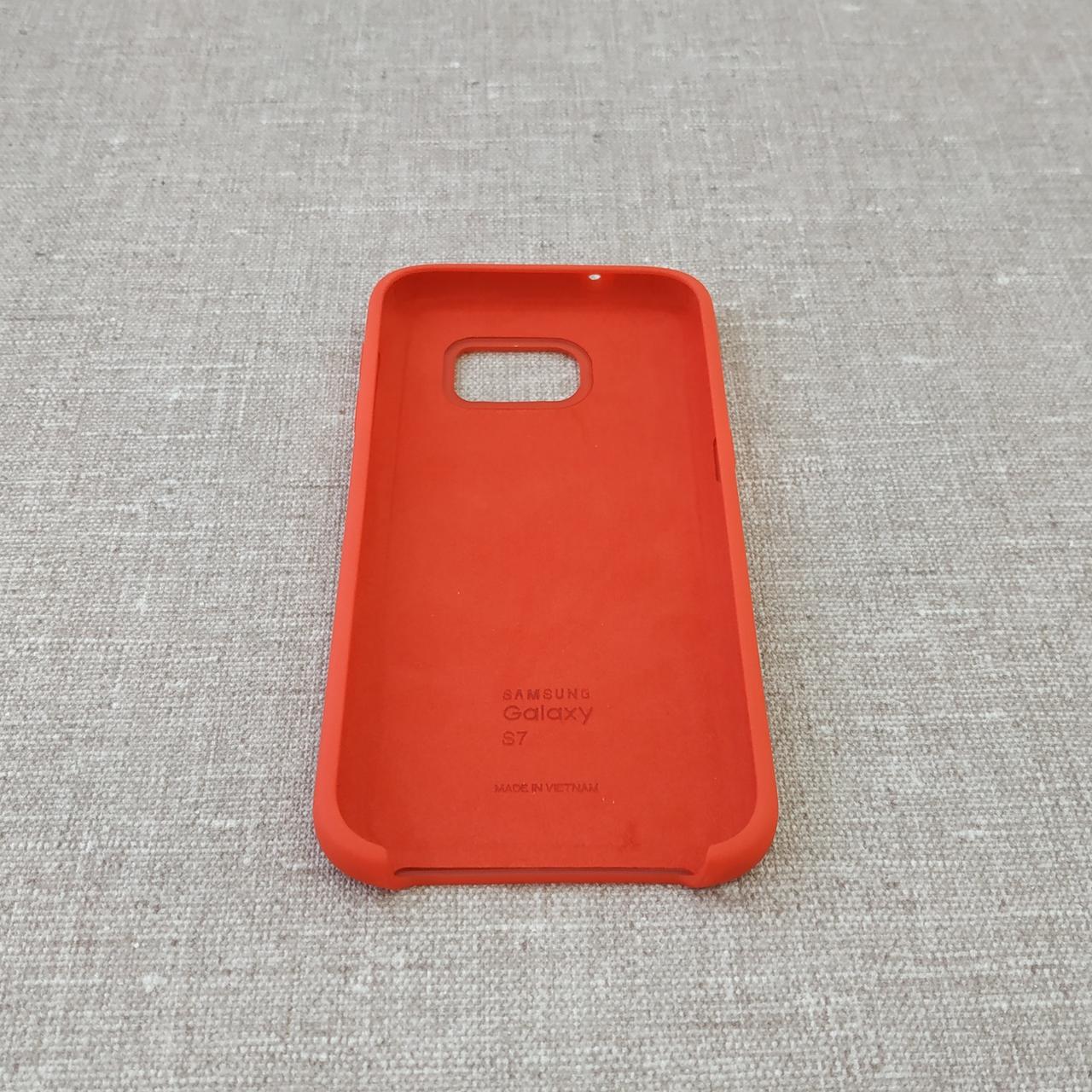 Чохли для Samsung Galaxy S7 Original Soft G930 red Для телефону