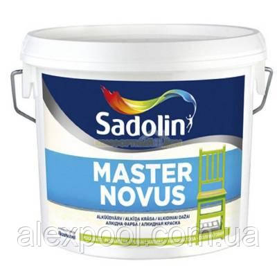 

Краска Sadolin MASTER NOVUS 15 - быстросохнущая краска на водной основе, белый BW, 1 л.