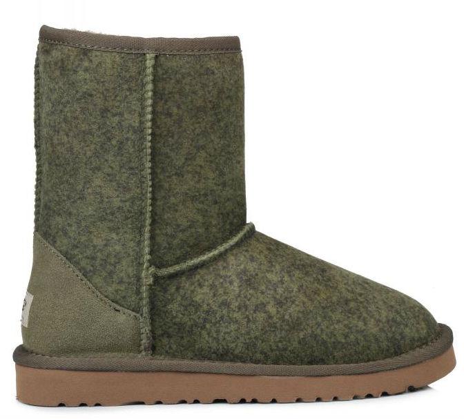 

UGG Classic Short Ripple Green | полностью натуральные; зеленые / хаки угг 39eur - 25.0cm