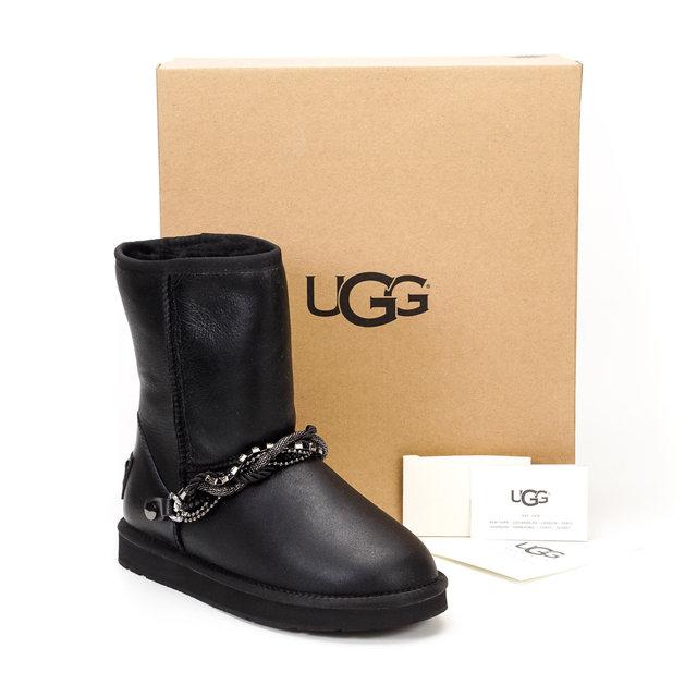 

Натуральные женские угги со съёмным браслетом UGG Australia VO-391