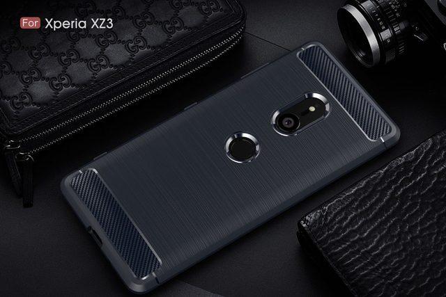 

TPU чехол накладка Urban для Sony Xperia XZ3 (4 цвета) синий