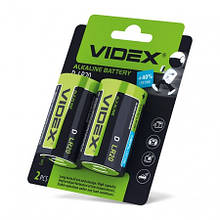 Батарейка Videx LR20 (D) blister