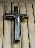 Деревянный настенный крест, фото 5