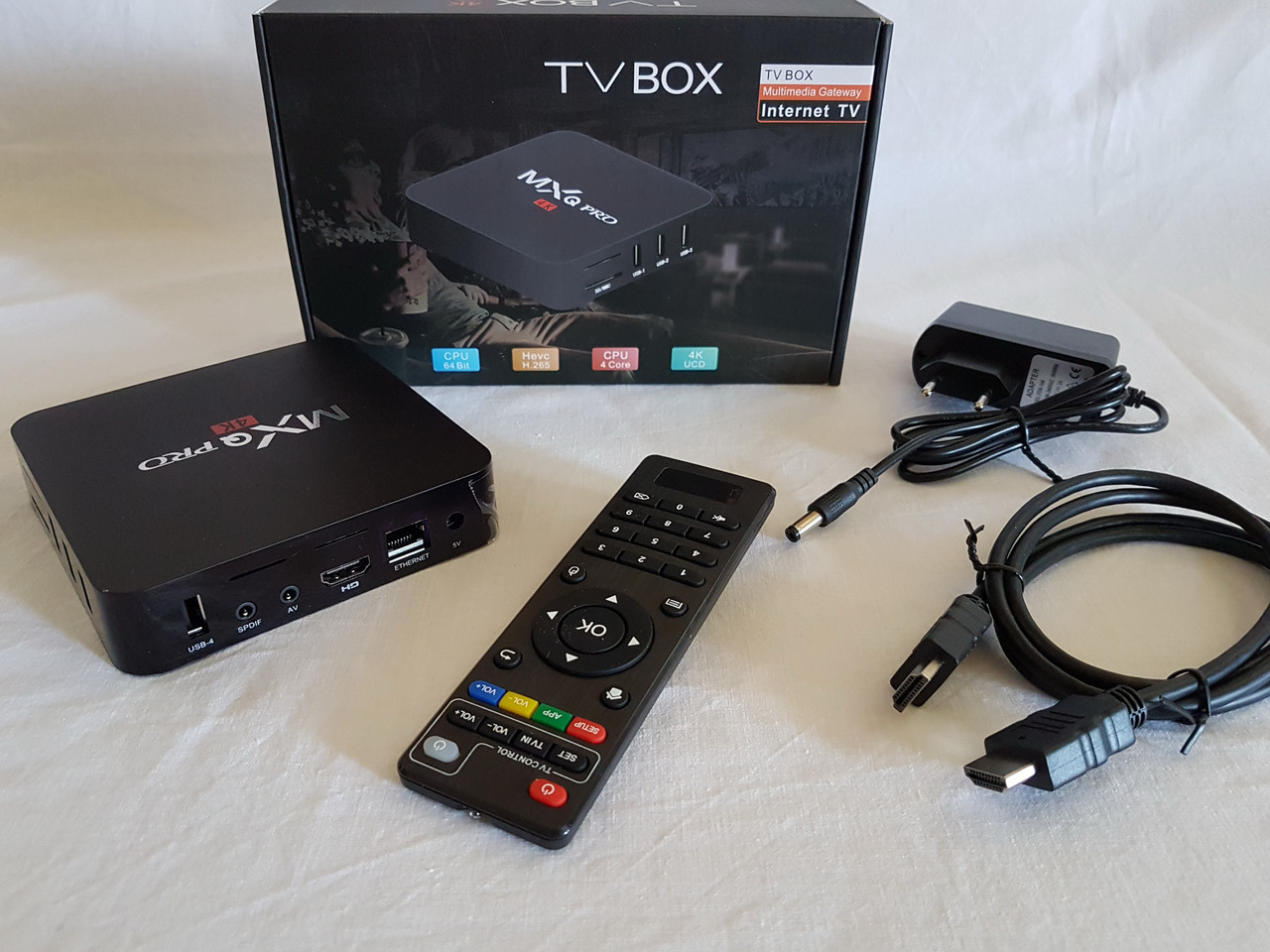 Приставка смарт MX PRO Q 4K TV BOX Internet TV, Приставка смарт ТВ And