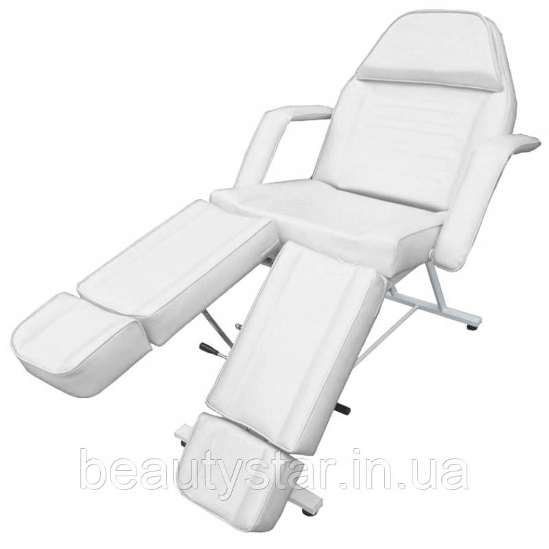 Кушетка косметологическая для наращивания ресниц, кресло-кушетка для педикюра с раздельной подножкой  ZD-813A