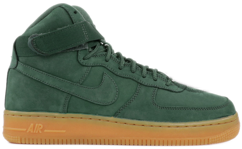 nike air force 1 mid green