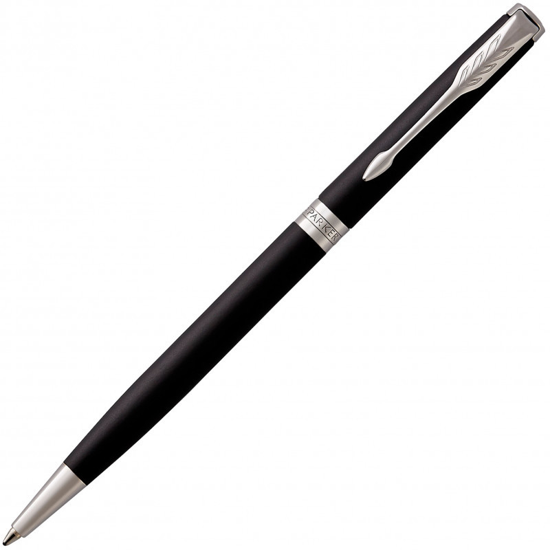 

Шариковая ручка Parker SONNET 17 Slim Matte Black Lacquer CT BP 84 931 черный