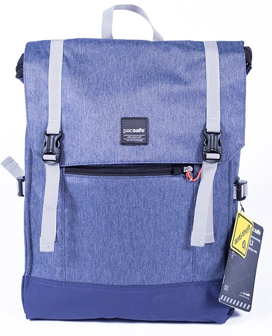 

Рюкзак антивор Pacsafe Slingsafe LX450 45320601, на 12л тканевый, Синий