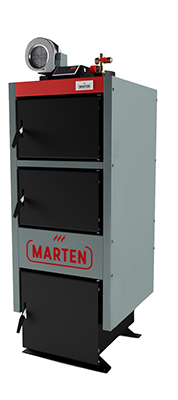 

Твердотопливный котел Marten Comfort MC -45 кВт, Серый