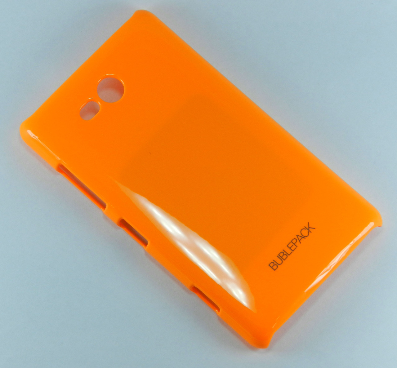 пластиковый чехол на Nokia Lumia 820 оранжевый