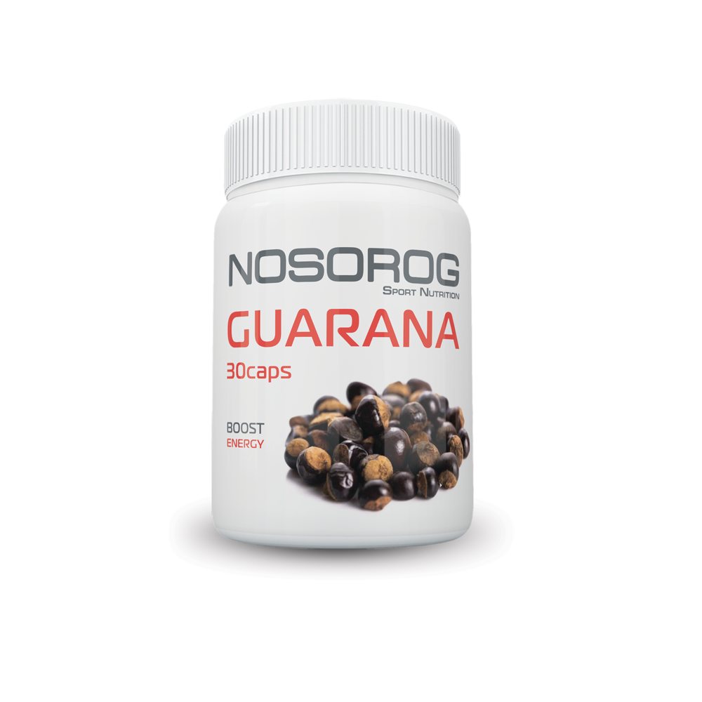 Экстракт гуараны энергетик жиросжигатель Nosorog Nutrition Guarana 30 