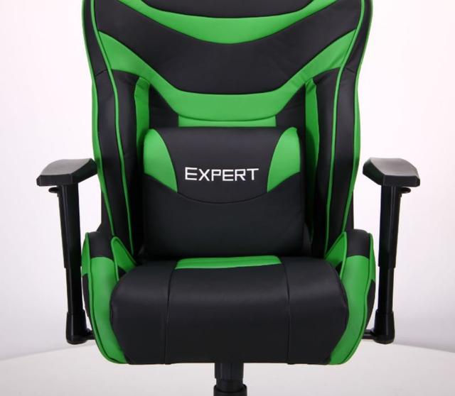 Кресло VR Racer Expert Champion черный/зеленый (фото 5)