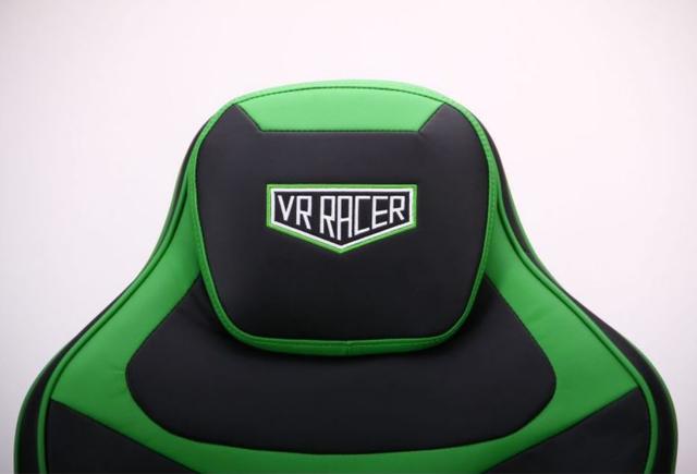 Кресло VR Racer Expert Champion черный/зеленый (фото 8.1)
