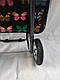 Господарська сумка - візок із залізними колесами Shoping black butterfly, фото 4