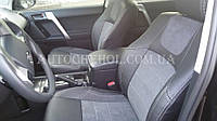Авточехлы из алькантары и арпатеки на сиденья Toyota Prado 150, Leather StyLe, MW BROTHERS