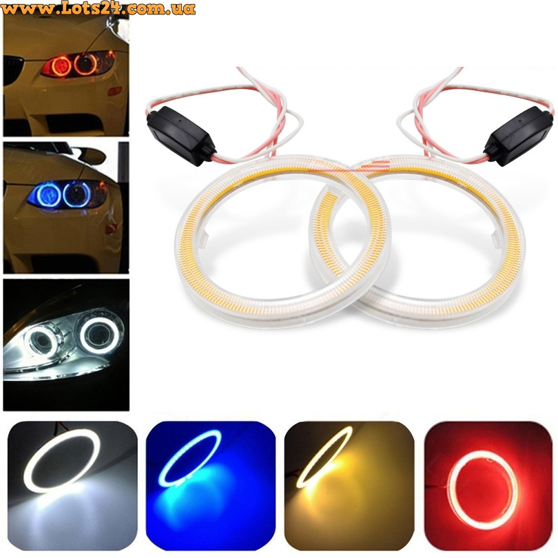 

Ангельские глазки COB LED 60мм (на ВАЗ, BMW, Lanos, VW, KIA, DRL, ДХО)