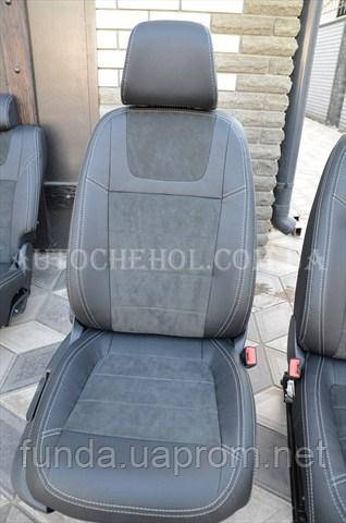 

Светлые чехлы на сиденья Volkswagen Toureg II LIFE производитель MW_BROTHERS, Leather Style