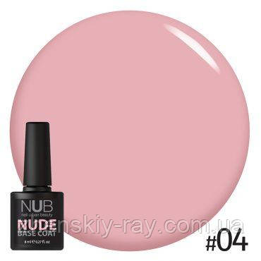 

Камуфлирующая база NUB NUDE RUBBER BASE COAT №04, 8мл