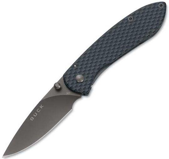 

Нож складной Buck Nobleman Carbon Fiber 327CFSB, черный