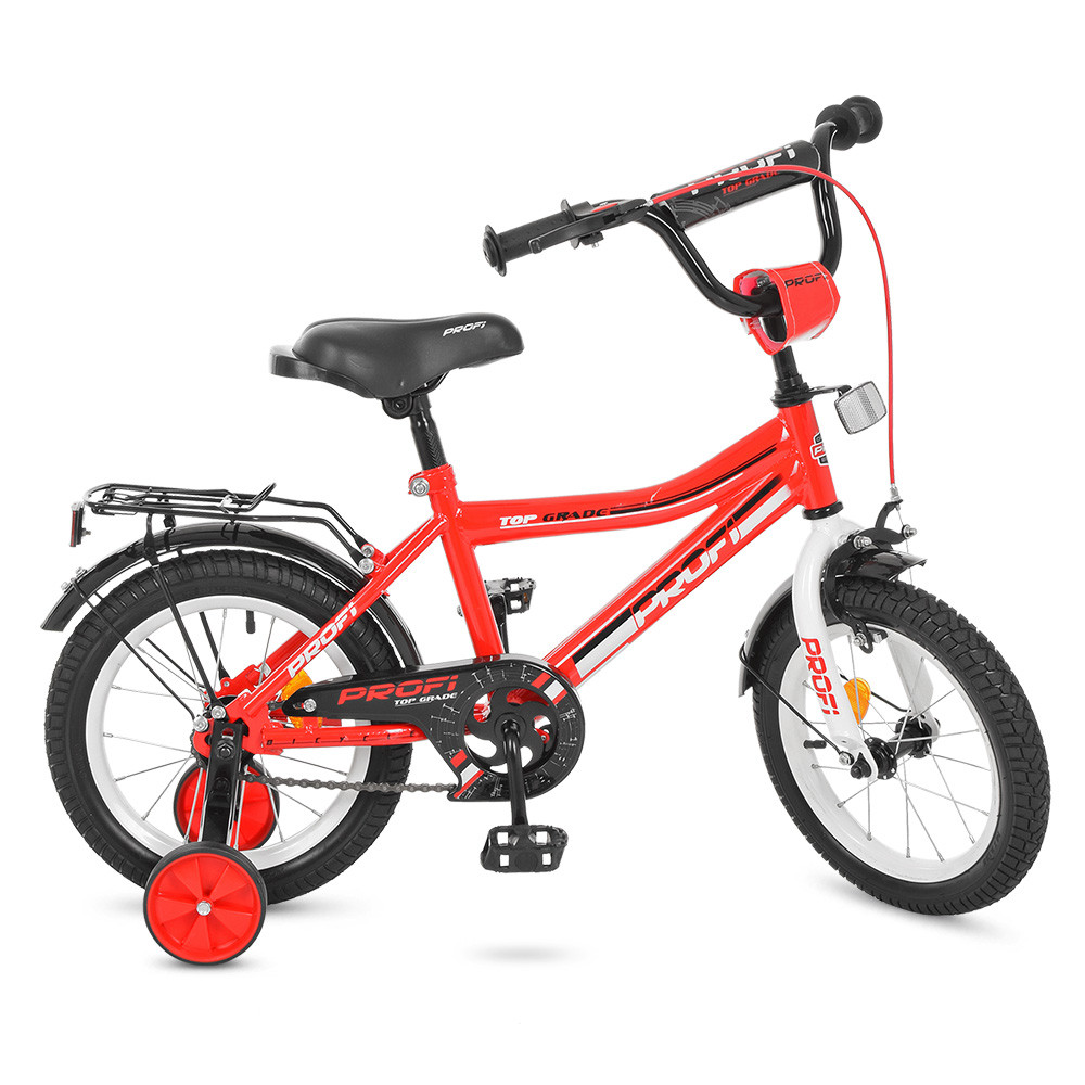 Велосипед детский PROF1 16д. Y16105 (1шт) Top Grade, красный,звонок,до