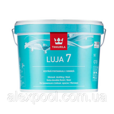 

Luja 7 интерьерная акрилатная краска Tikkurila для стен и потолков А 0,9 л