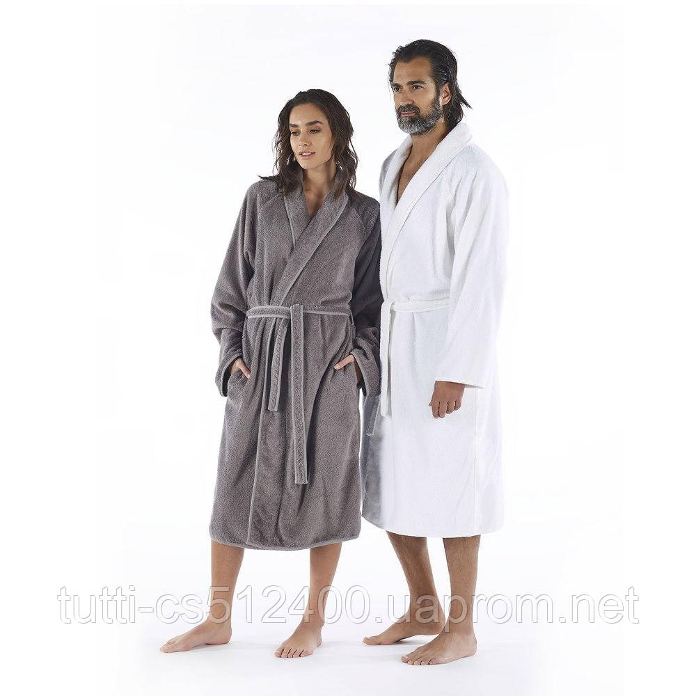 Махровый халат HAMAM Aire MINERAL размер L/XL, Серый