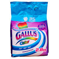 Бесфосфатный стиральный порошок GALLUS для цветного белья (2,8 кг) Германия