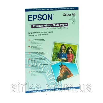 

Фотобумага Epson Premium глянцевая 255г/м кв, A3, 20л (C13S041315)