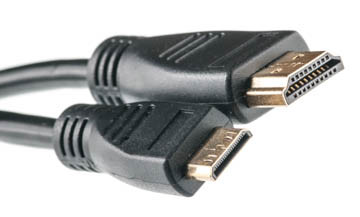 Видео кабель PowerPlant HDMI - mini HDMI, 0.5м, позолоченные коннектор