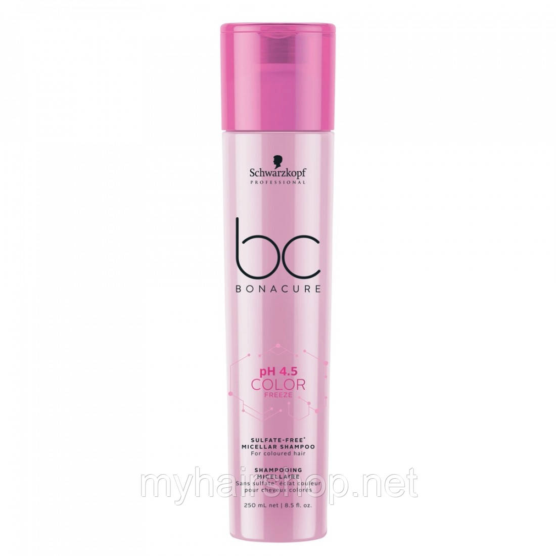 

Безсульфатный шампунь для окрашенных волос SCHWARZKOPF BC Color Freeze Sulphate Free Micellar Shampoo 250 мл