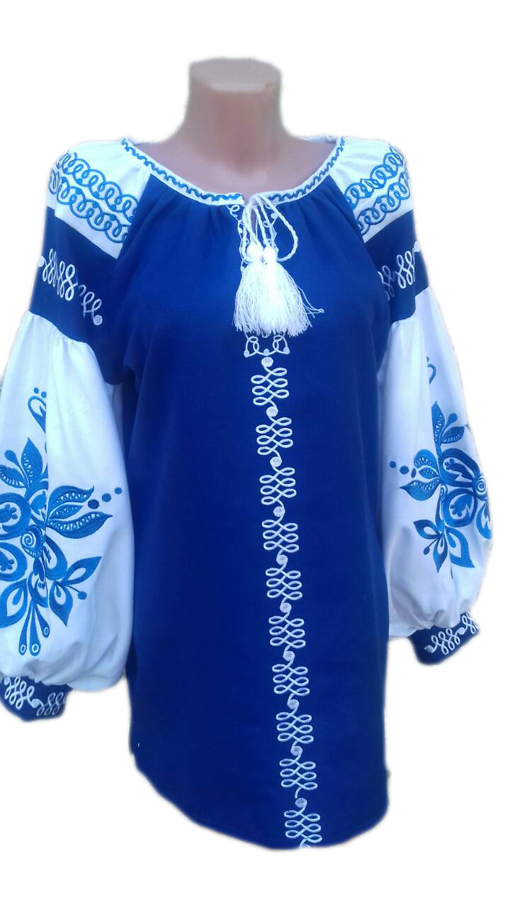 

Вышиванка женская "Дженна" BT-0046, Синій