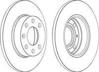 

Тормозной диск передний Опель CORSA A TR/ CORSA A/ Кадет D/ Кадет E Комбо/ Кадет E (пр-во FERODO DDF104)