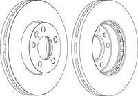 

Тормозной диск передний Фольксваген KOMBI / CARAVELLE V/ KOMBI V/ MULTIVAN/ TOUAREG/ Транспортер (пр-во FERODO DDF1253)