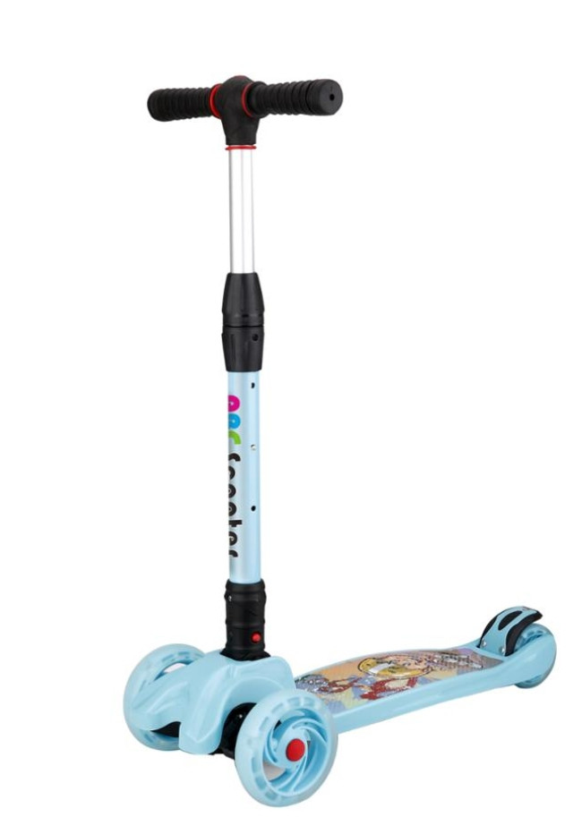 

ДЕТСКИЙ ТРЕХКОЛЕСНЫЙ САМОКАТ SCOOTER BOLLO Синий СВЕТЯЩИЕСЯ КОЛЕСА