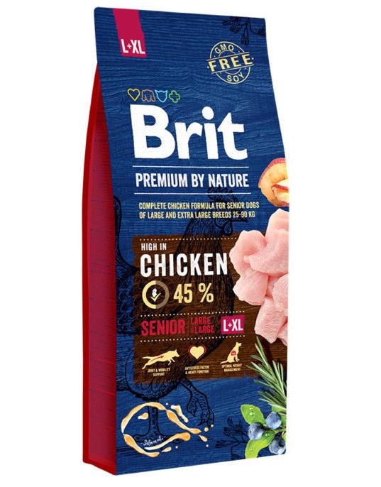 

Brit (Брит) Premium Senior L+XL сухой корм для стареющих собак крупных и гигантских пород, 3 кг