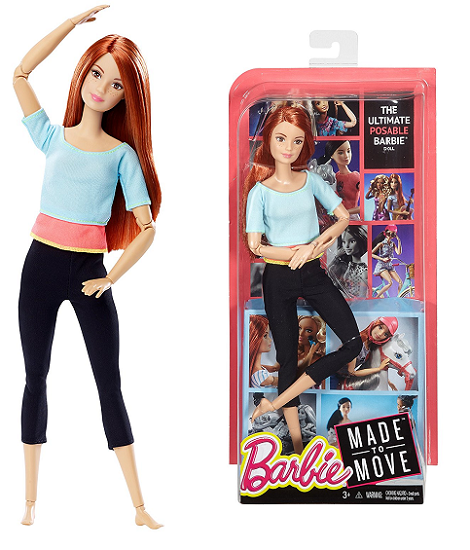 Кукла Барби серия Безграничные движения Рыжая Barbie Made to MoveНет в наличии