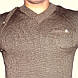 Чоловічий светр в'язаний бронзового кольору машинної в'язки, фото 5