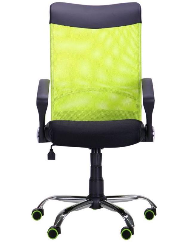 Кресло АЭРО HB Line Color сиденье Сетка чёрная,Неаполь N-20/спинка Сетка салатовая, вст.Неаполь N-20 (фото 2)