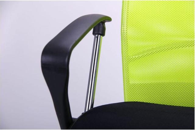 Кресло АЭРО HB Line Color сиденье Сетка чёрная,Неаполь N-20/спинка Сетка салатовая, вст.Неаполь N-20 (фото 10)