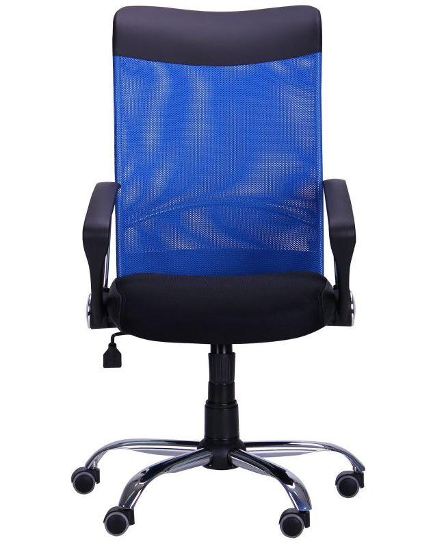 Кресло АЭРО HB Line Color сиденье Сетка чёрная,Неаполь N-20/спинка Сетка синяя, вставка Неаполь N-20 (фото 2)