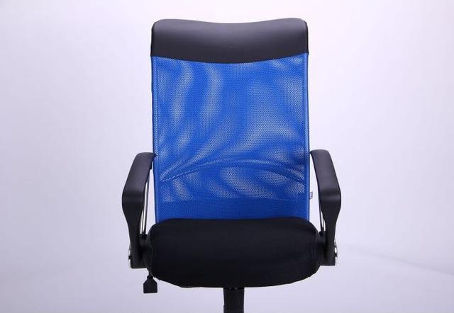 Кресло АЭРО HB Line Color сиденье Сетка чёрная,Неаполь N-20/спинка Сетка синяя, вставка Неаполь N-20 (фото 5)