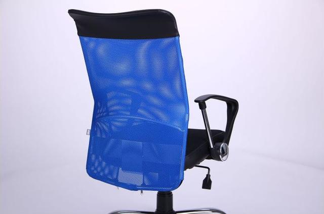 Кресло АЭРО HB Line Color сиденье Сетка чёрная,Неаполь N-20/спинка Сетка синяя, вставка Неаполь N-20 (фото 7)