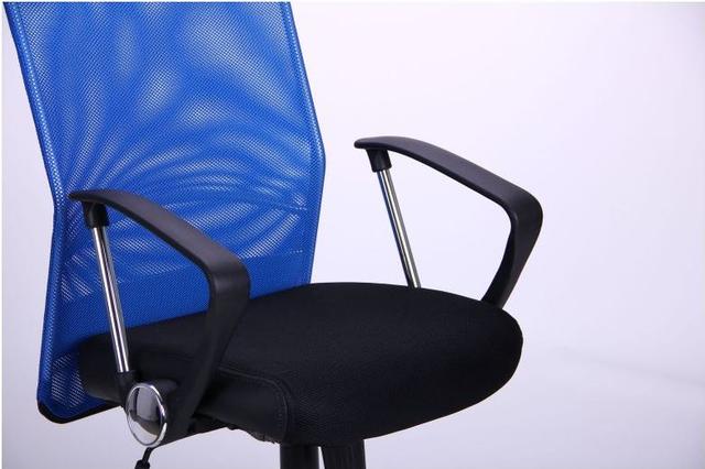 Кресло АЭРО HB Line Color сиденье Сетка чёрная,Неаполь N-20/спинка Сетка синяя, вставка Неаполь N-20 (фото 8)