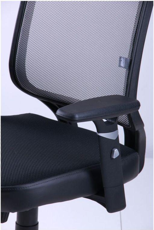 Кресло Онлайн сиденье Сетка черная/спинка Сетка серая (фото 7)