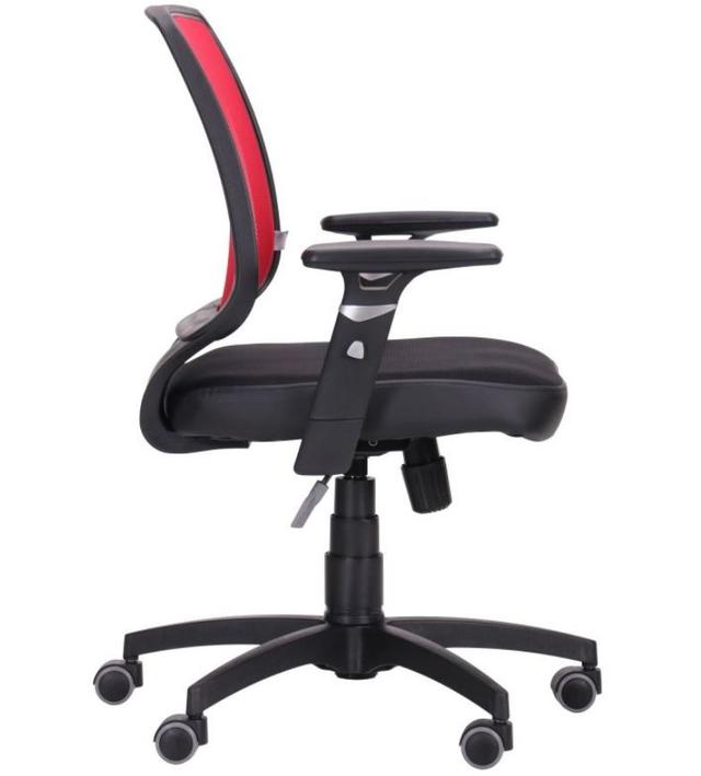 Кресло Онлайн сиденье Сетка черная/спинка Сетка красная (фото 2)