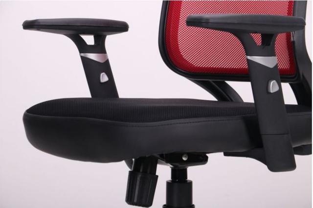 Кресло Онлайн сиденье Сетка черная/спинка Сетка красная (фото 7)