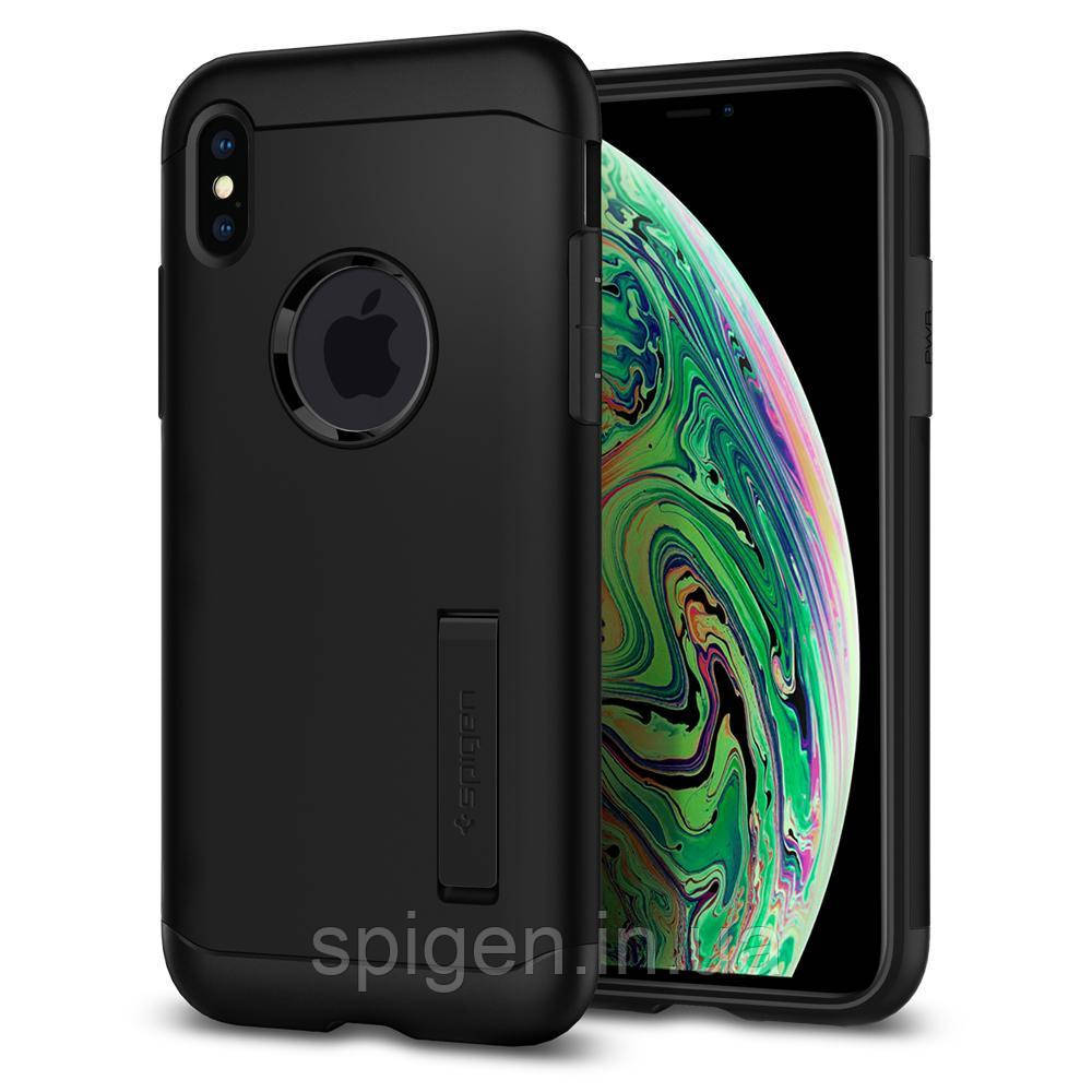 

Чехол Spigen для iPhone XS Max, Slim Armor, Black